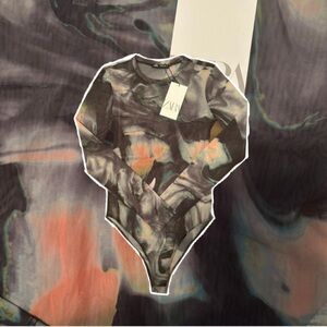 ZARA ART BODY SUIT